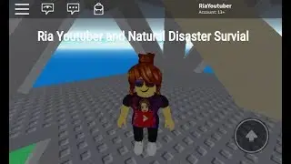 Моё первое видео по Roblox. Режим Natural Disaster Survial.