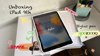 Unboxing Ipad 9th Gen (2022) + Goojodoq Stylus Pen ❤️