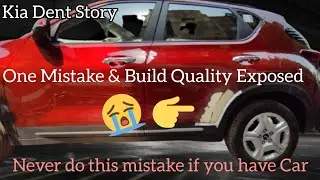 First Dent on our Beast KIA Sonet 2021 HTX IMT😞 | Build Quality Of Sonet | Charges | Dent Story