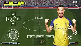 eFootball PES 2023 PPSSPP Update Ronaldo To Al Nassr Camera PS5