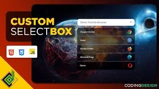 Build Custom Select Box | Dropdown Menu With HTML CSS & JavaScript