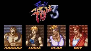 FINAL FIGHT 3  - (SUPER NINTENDO) -  GAMEPLAY COMPLETA COM GUY,  DEAN, LUCIA e HAGGAR