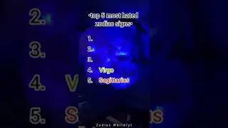 Top 5 most hated zodiac Signs- Zodiac Signs Tiktok 