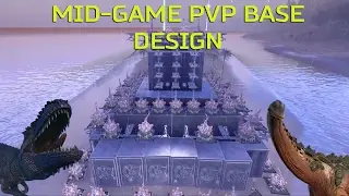 ARK ADVANCED MID-GAME PVP BASE BUILD TUTORIAL (WITH VAULTS)