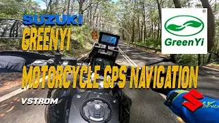 GreenYi 5 Inch GPS Motorcycle Android Apple Carplay Monitor Suzuki VStrom 1050XT
