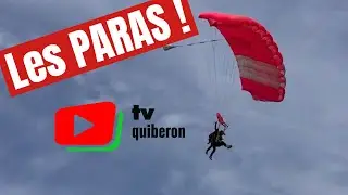 QUIBERON  | 🪂 🛩️  Le saut en Parachute  |  TV Quiberon 24/7