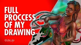 YOU Can Draw This in PROCREATE | easy drawing tutorial Process