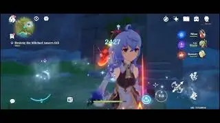 Ganyu dps build gameplay (genshin impact)