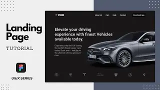 Create Web Landing Page Design in figma | Figma Tutorial for Beginners