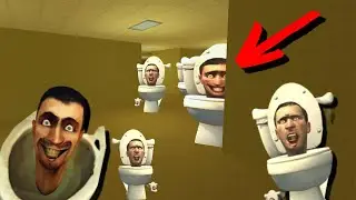 Trying to escape from Skibidi toilet nexbot in The Backrooms