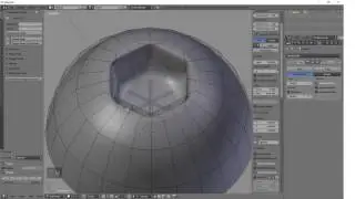 Modeling a hex screw head in Blender