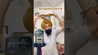 #dildeepambala #turban #paggtatorial #hairstyle #paggdabase #trending #simplepagg #freestylepagg