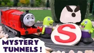 Thomas The Tank Engine and funny Funlings Mystery Tunnels