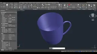 How to design a CUP in AutoCAD