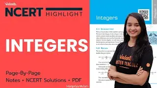 Integers | Page-By-Page | Notes + NCERT Solutions + PDF | Class 7 Maths | Haripriya Mam | Vedantu