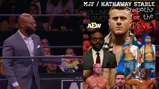 Sympathy for the Devil - Rolling Stones. Devil revealed as MJF at AEW All Out 2022