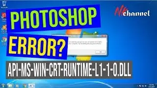 Adobe photoshop cc 2018 api-ms-win-crt-runtime-l1-1-0.dll, windows 7, just instal this file