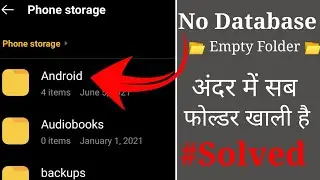 Android folder 📁 not showing any data || problem solved || oye sayed