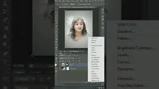 Portrait Brush Stroke Effects - Photoshop Tutorial Short 