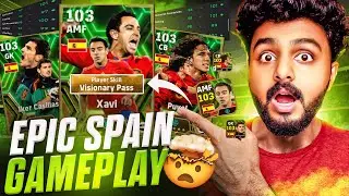 VISIONARY PASS XAVI IS COOKING🤯 | PUYOL’S DEFENSE IS ABSOLUTELY SOLID🔥 | EPIC SPAIN GAMEPLAY REVIEW😦