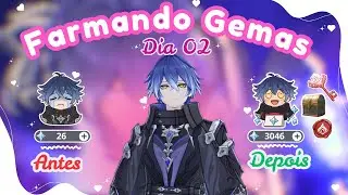 Day 02 💎 48 hours farming gems for Flins! (F2P) ◊♡ | Cozy Genshin Impact Gameplay