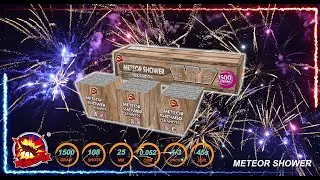 METEOR SHOWER  - 108 SHOTS 1500GRAM COMPOUND CAKE