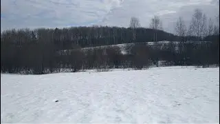Открыли сезон, серебро под снегом.