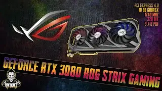 VIDEOKARTE, KURU MŪSDIENĀS IERAUDZĪT VAR TIKAI YOUTUBE. / GeForce RTX 3080 ROG STRIX GAMING