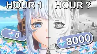 I farmed 8000 primogems for Ineffa in Genshin Impact
