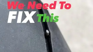 Repairing A Puncture On the Road - BMW GS1200