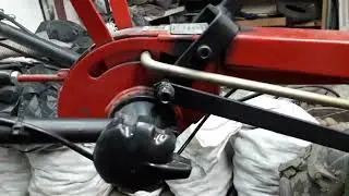 Модернизация мотоблока МТЗ, рычаг управления вом.