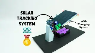 How to make solar tracker using arduino | Single axis solar tracker using arduino | Arduino Project