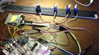 Model railway multi points / turnout controller (Arduino)