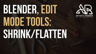 Blender - Shrink flatten, edit mode tool explained