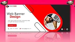Gimp: how to make web banner in photoshop ! how to create web banner in photoshop
