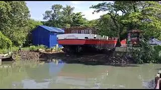 Barge Launching using Air Bag