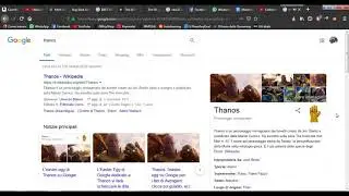 Google - Thanos Easter Egg