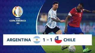 HIGHLIGHTS ARGENTINA 1 - 1 CHILE | COPA AMÉRICA 2021 | 14-06-21