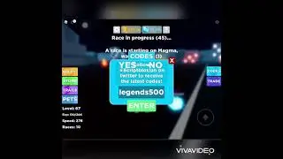 Latest codes of legends of speed