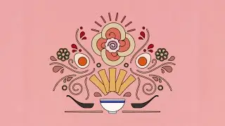 Folk ramen: Adobe illustrator on iPad process