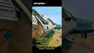 DETIK-DETIK ANJLOKNYA KA SEMERU & KA ARGO WILIS #keretaapi #keretaapiindonesia #kereta #anjlok