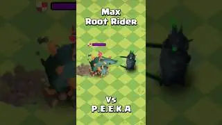Max Root Rider Vs All Troops - Clash of clans #shorts