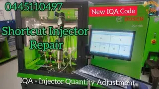 BOSCH DCI 700 TEST BENCH | INJECTOR TESTING ON DCI 700 | DCI700 MACHINE | 0445110497