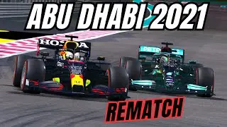 A RACE (Rematch) between Hamilton VS Verstappen in ABU DHABI | F1 2021