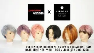 Premiere Orlando Hair show HIROSHI Refine Touch - Hands-on haircut Workshop is the BEST-
