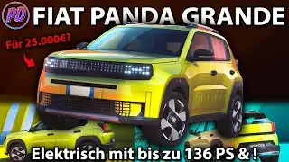 FIAT PANDA GRANDE - Auch elektrisch mit bis zu 136 PS!
