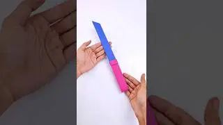 No Glue No Tape Paper Sword