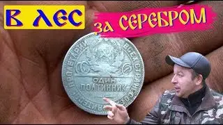 В ЛЕС с металлоискателем ЗА СЕРЕБРОМ Находки СУПЕР