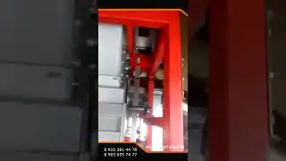 Работа зерноочистительной машины ВРМ-70. Омская обл.