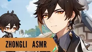 ASMR You're Spend Your Time with Zhongli [Voice Impression]